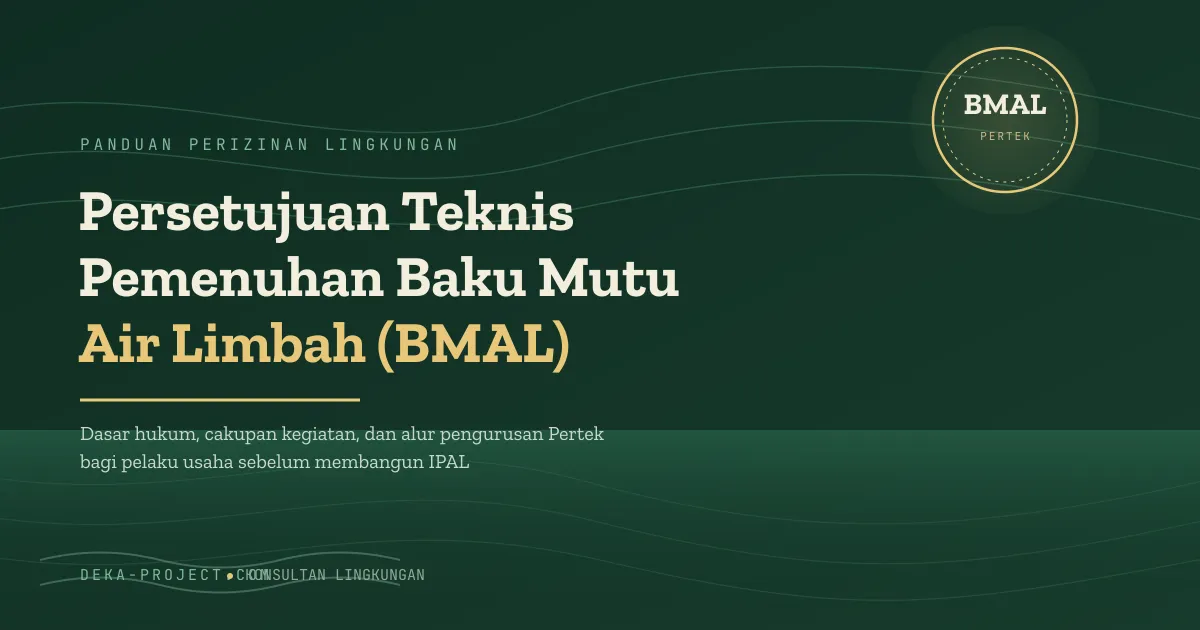 Pertek Air Limbah - Pertek BMAL